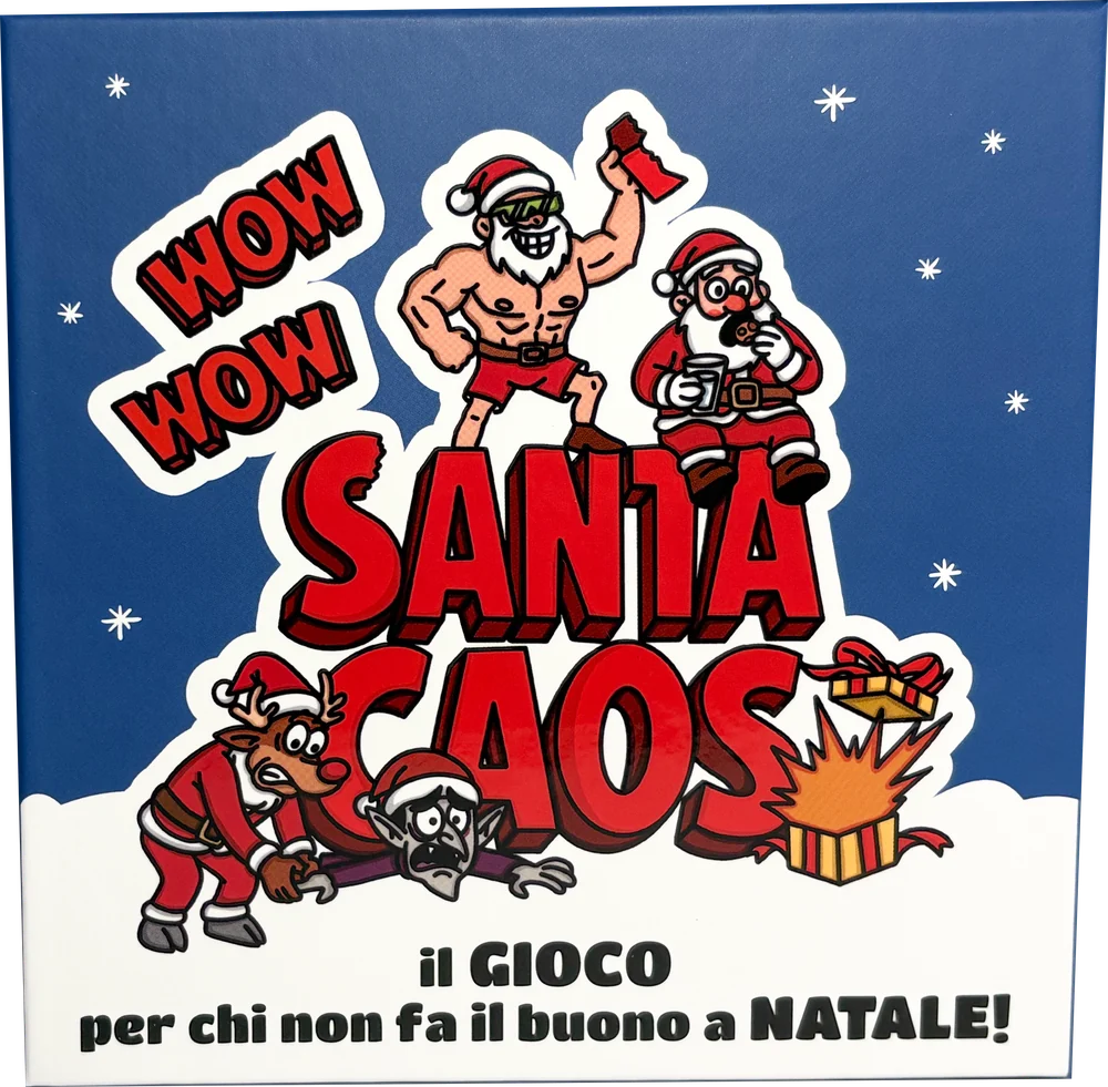 Santa Caos — fronte della scatola
