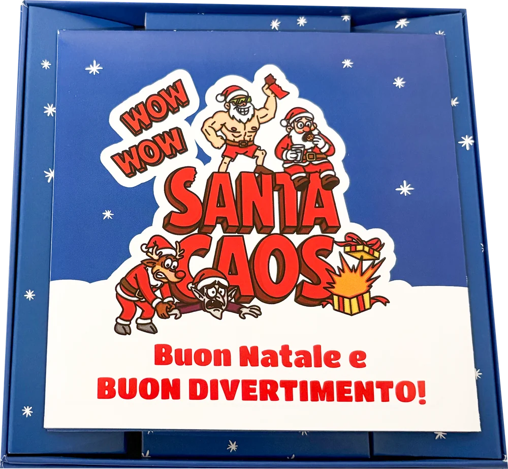 Santa Caos — interno con il regolamento