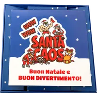 Santa Caos — interno della scatola con il regolamento