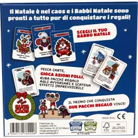 Santa Caos — retro della scatola con le regole