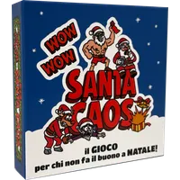 Santa Caos — scatola vista di tre quarti